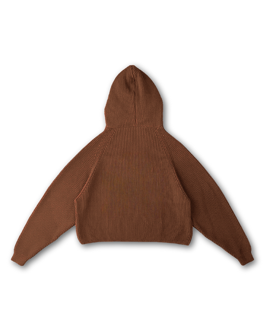 KNIT HOODIE - vwoollo