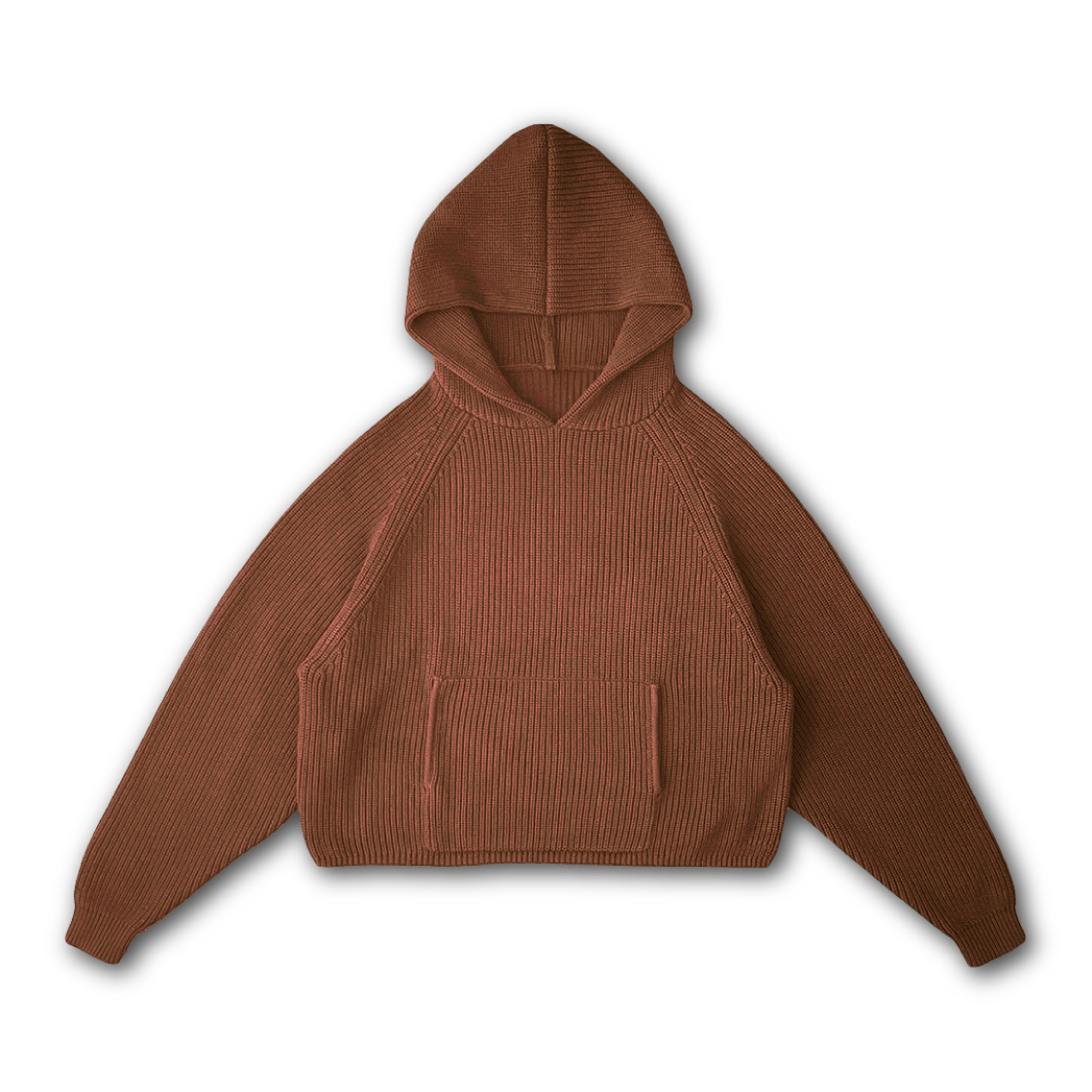 KNIT HOODIE