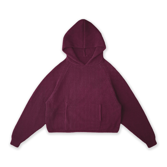 STAR KNIT HOODIE - vwoollo