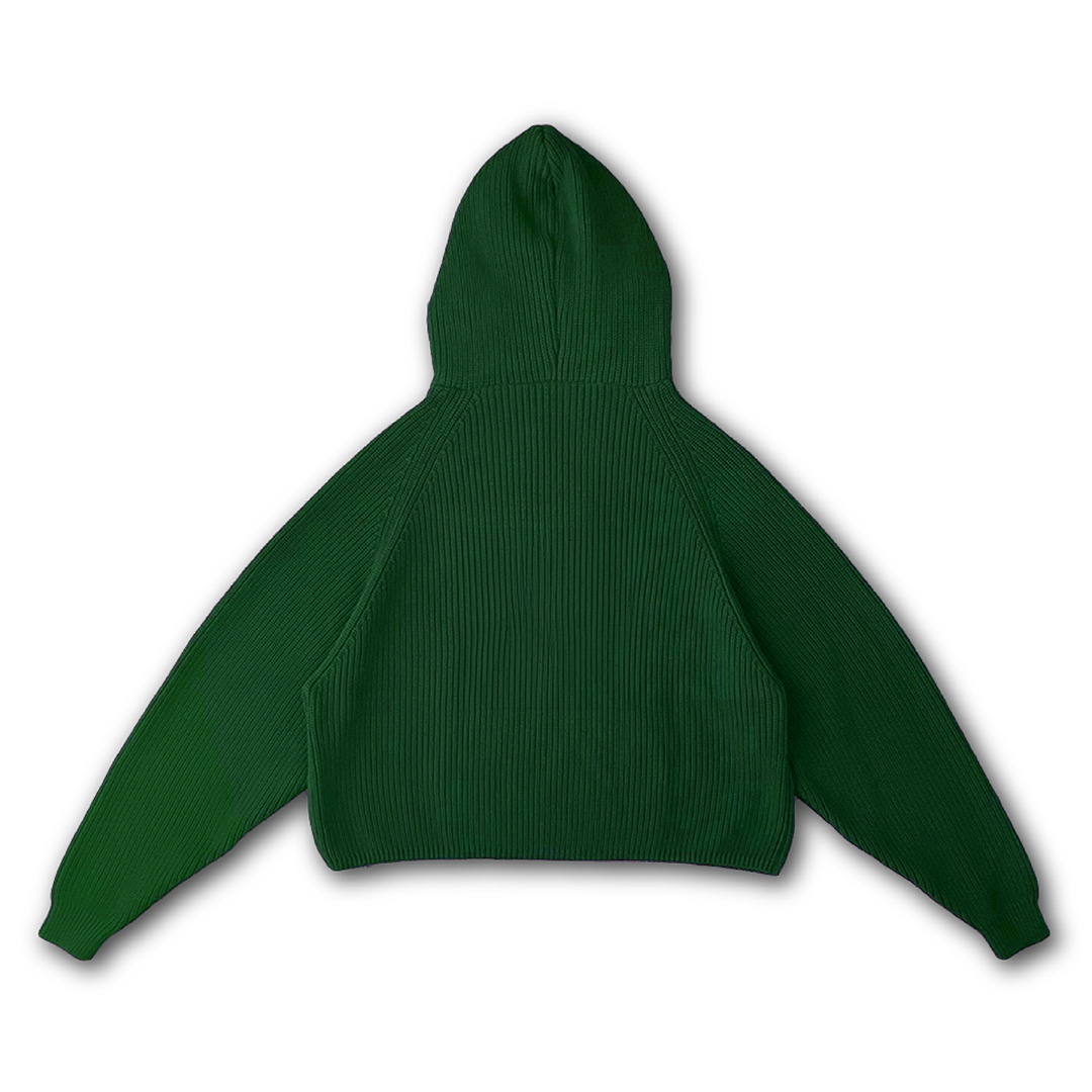 KNIT HOODIE - vwoollo