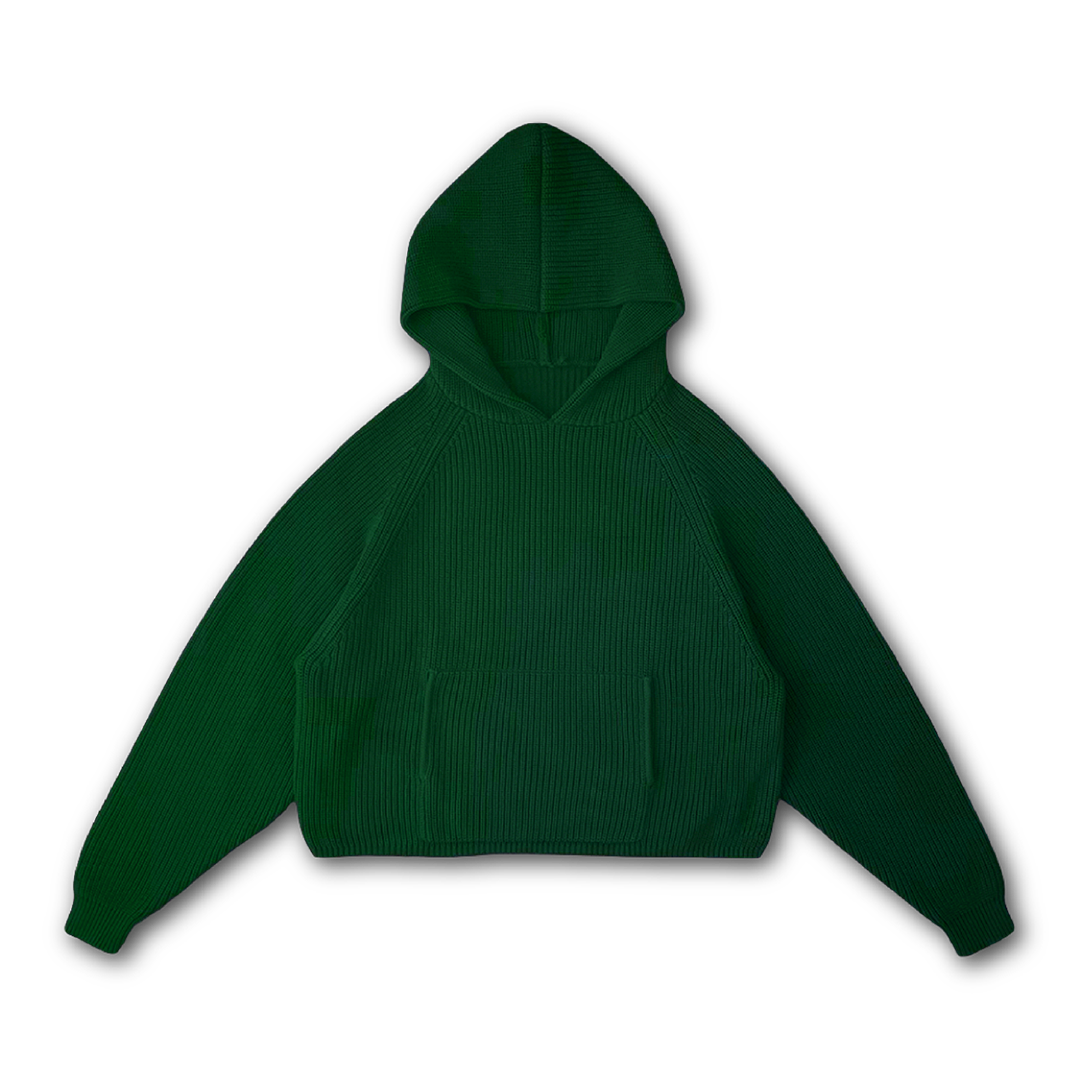 STAR KNIT HOODIE - vwoollo