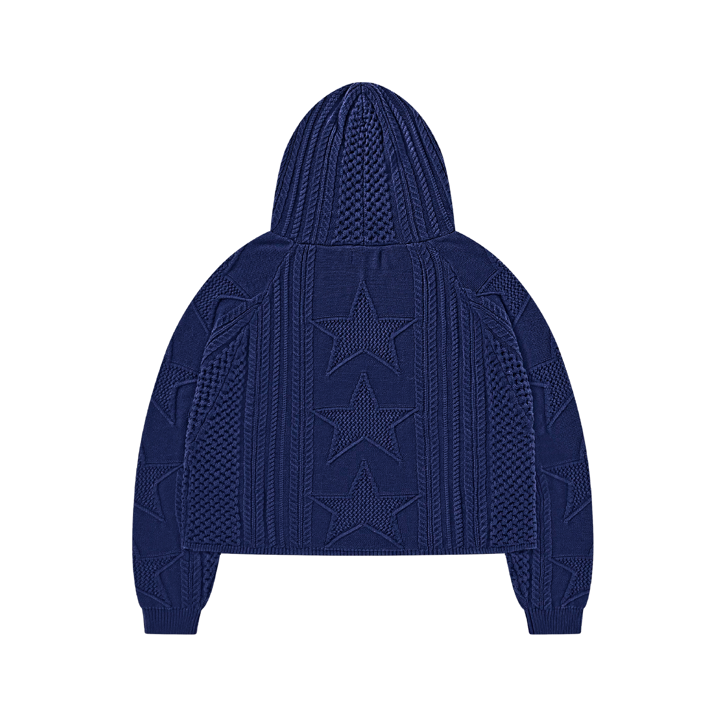 STELLAR KNIT HOODIE - vwoollo