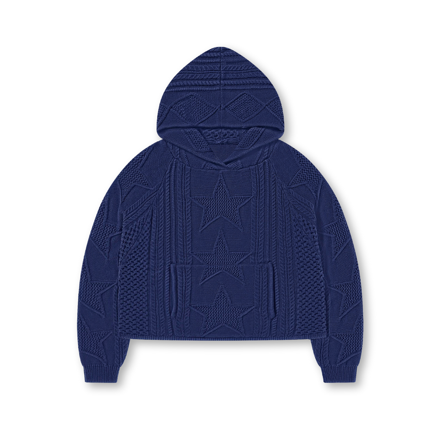 STELLAR KNIT HOODIE - vwoollo