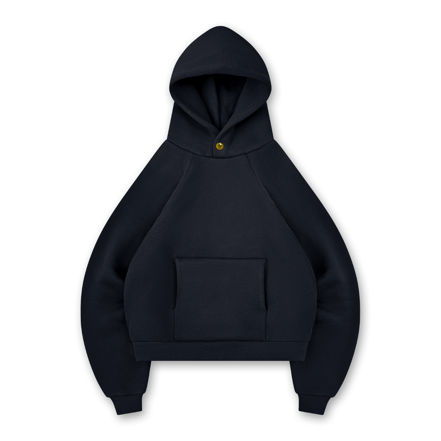 STAR BUTTON HOODIE - vwoollo