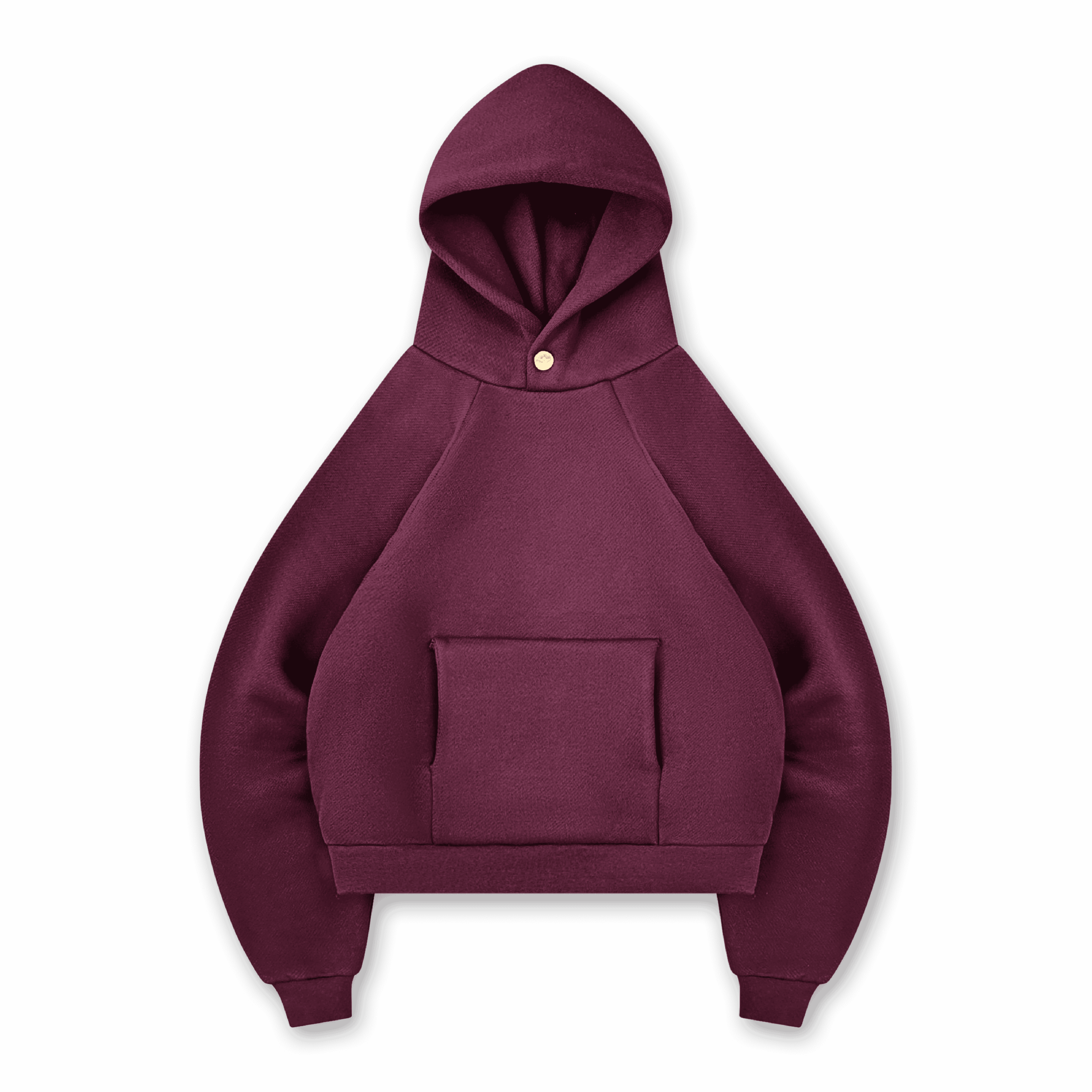STAR BUTTON COTTON HOODIE
