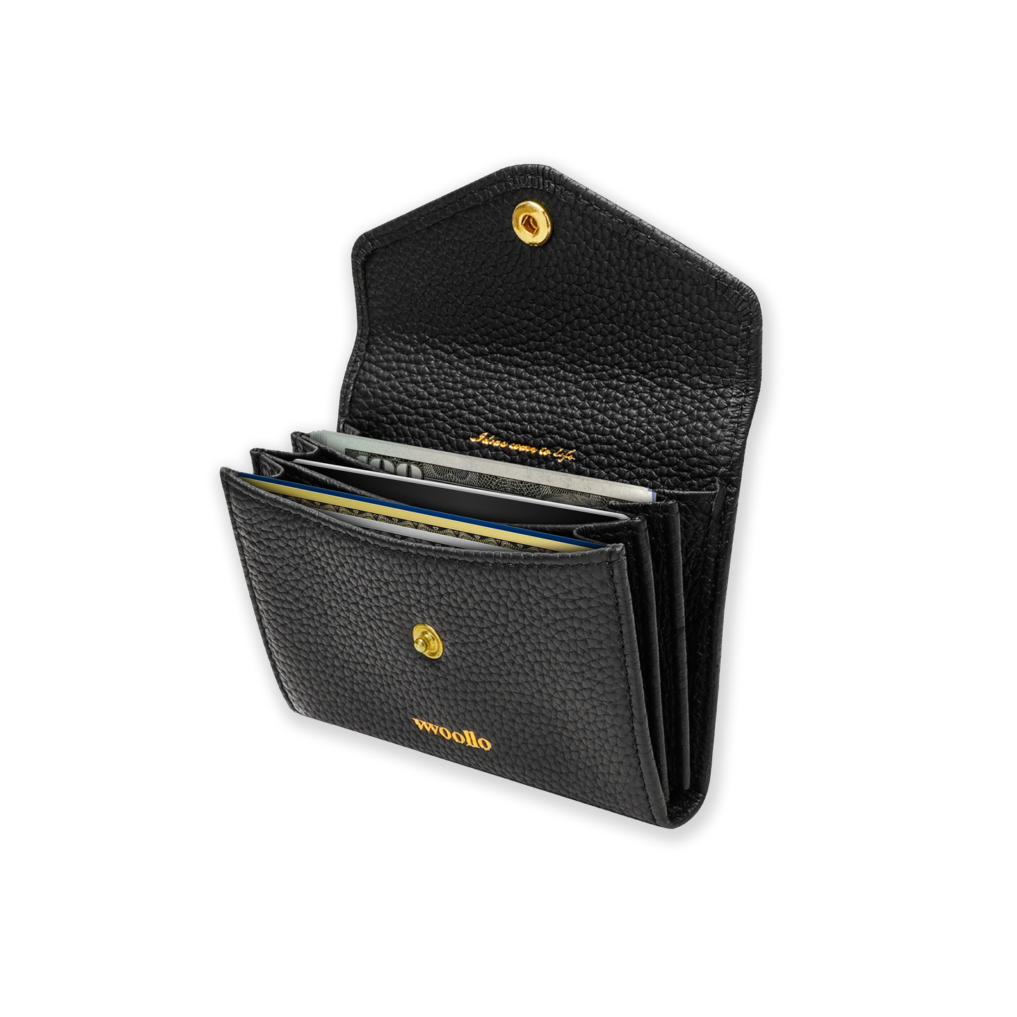 MINI LEATHER WALLET - vwoollo