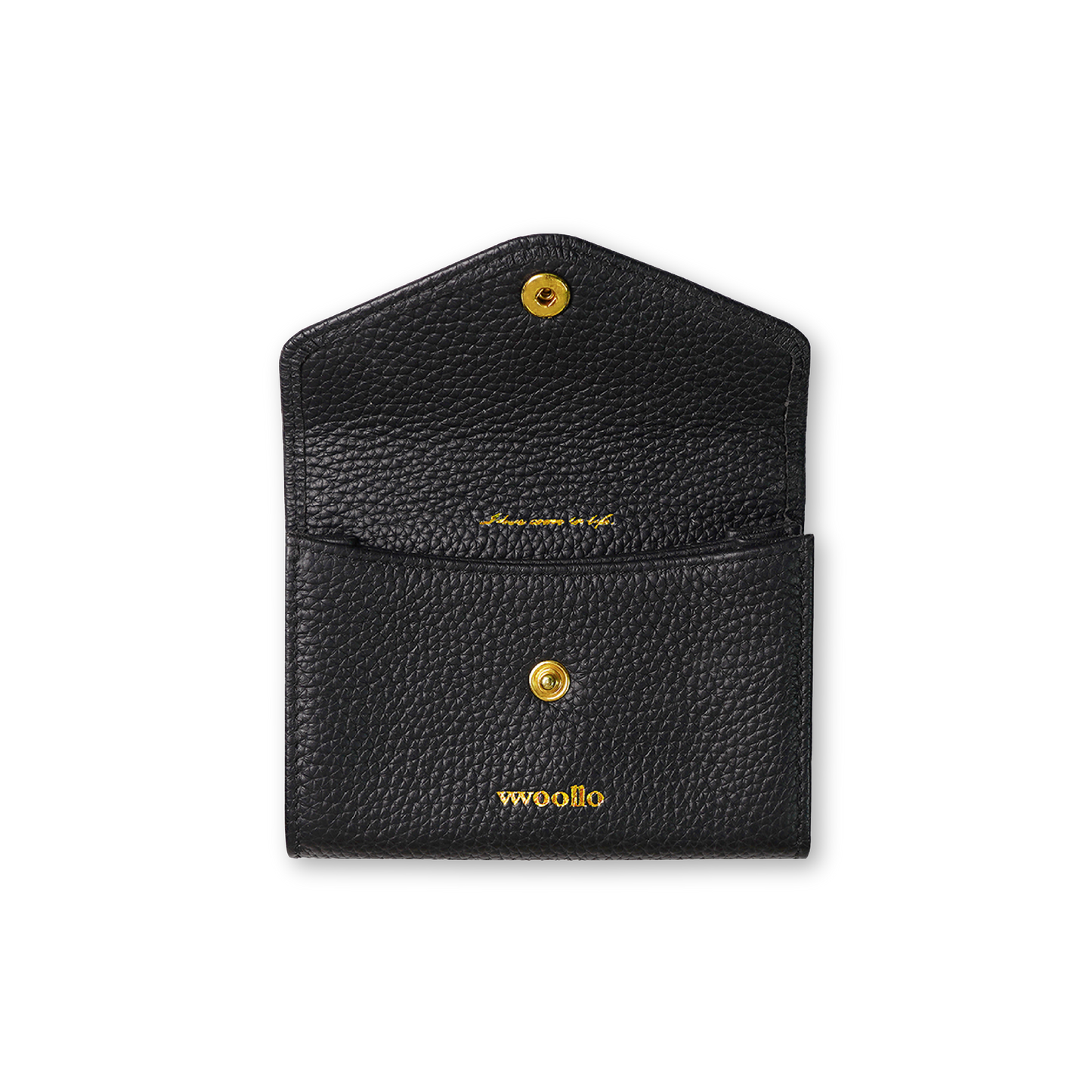 COMPACT LEATHER WALLET - vwoollo