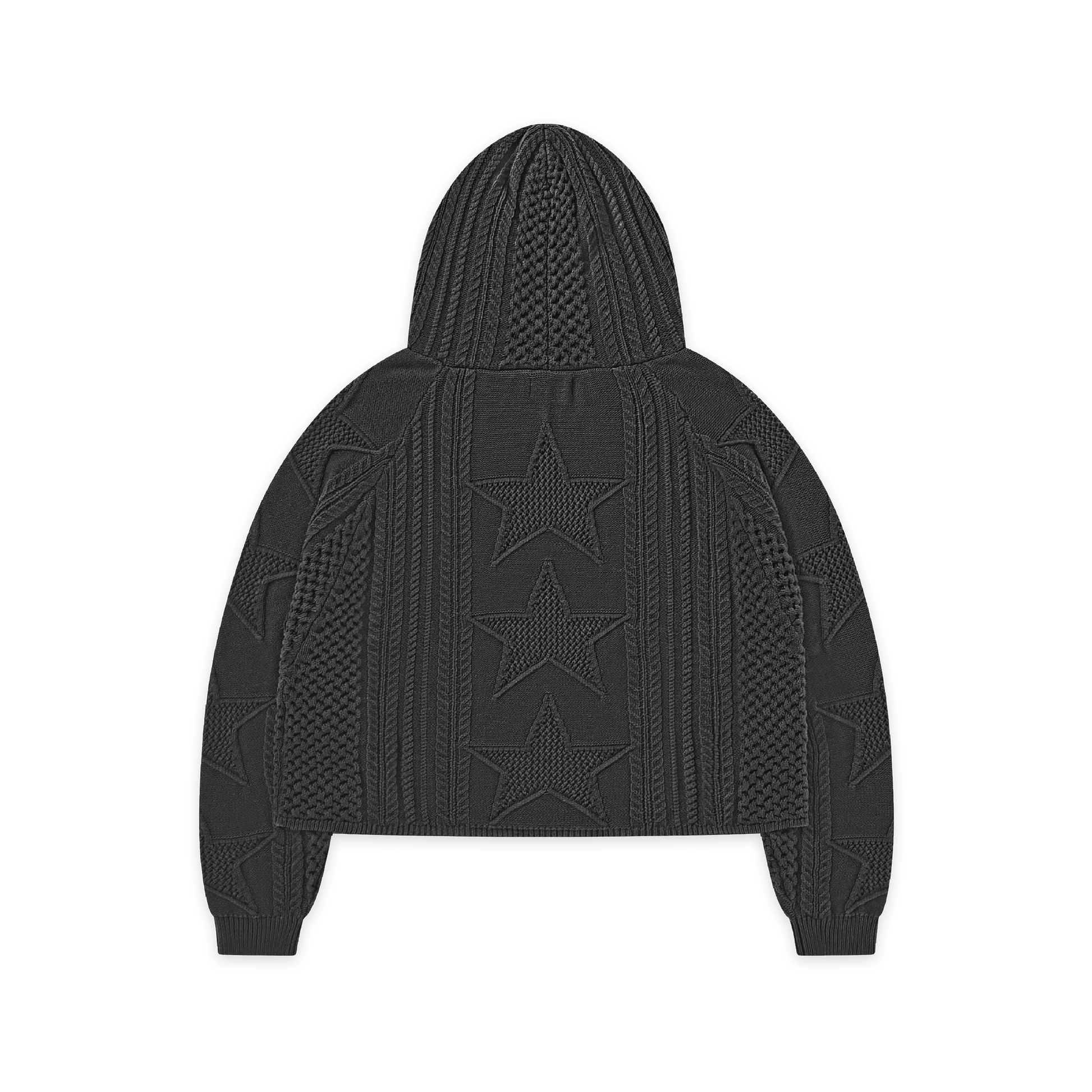 STELLAR KNIT HOODIE - vwoollo