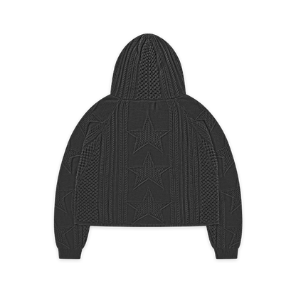 STELLAR KNIT HOODIE - vwoollo