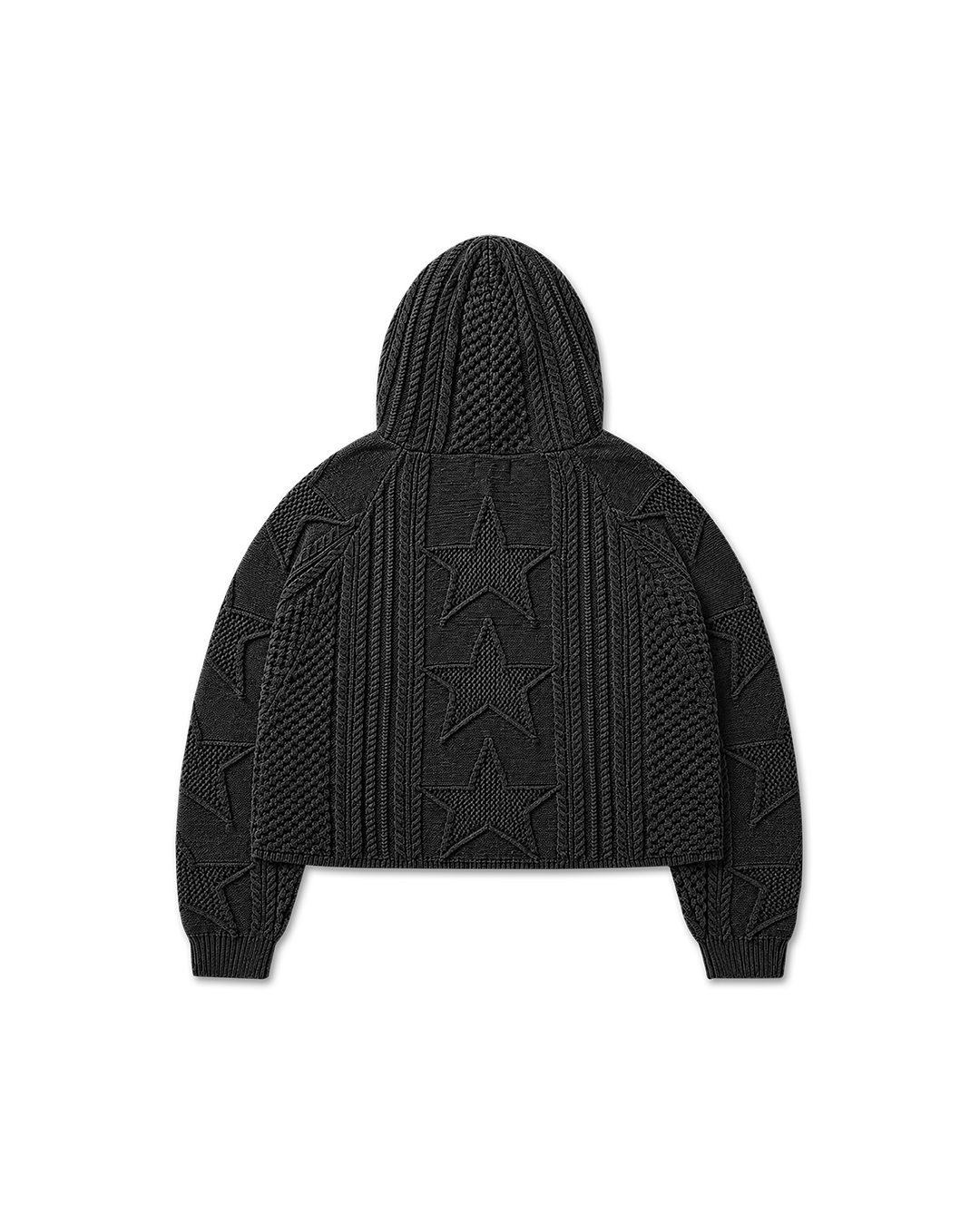 STELLAR KNIT HOODIE - vwoollo