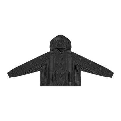 STELLAR KNIT HOODIE - vwoollo