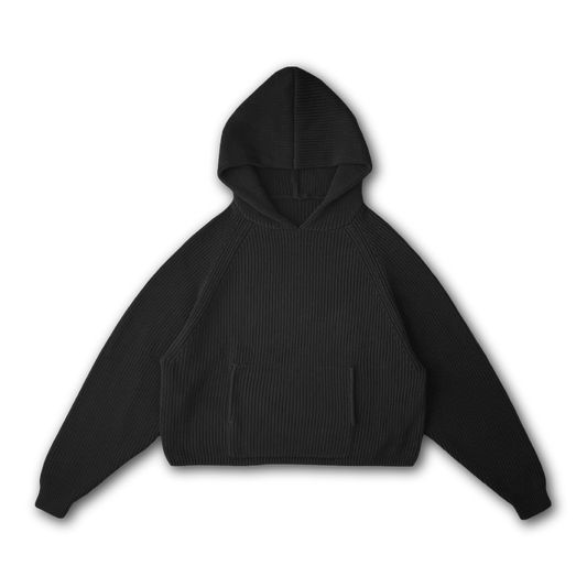 [PRE-ORDER] HEART KNIT HOODIE - vwoollo