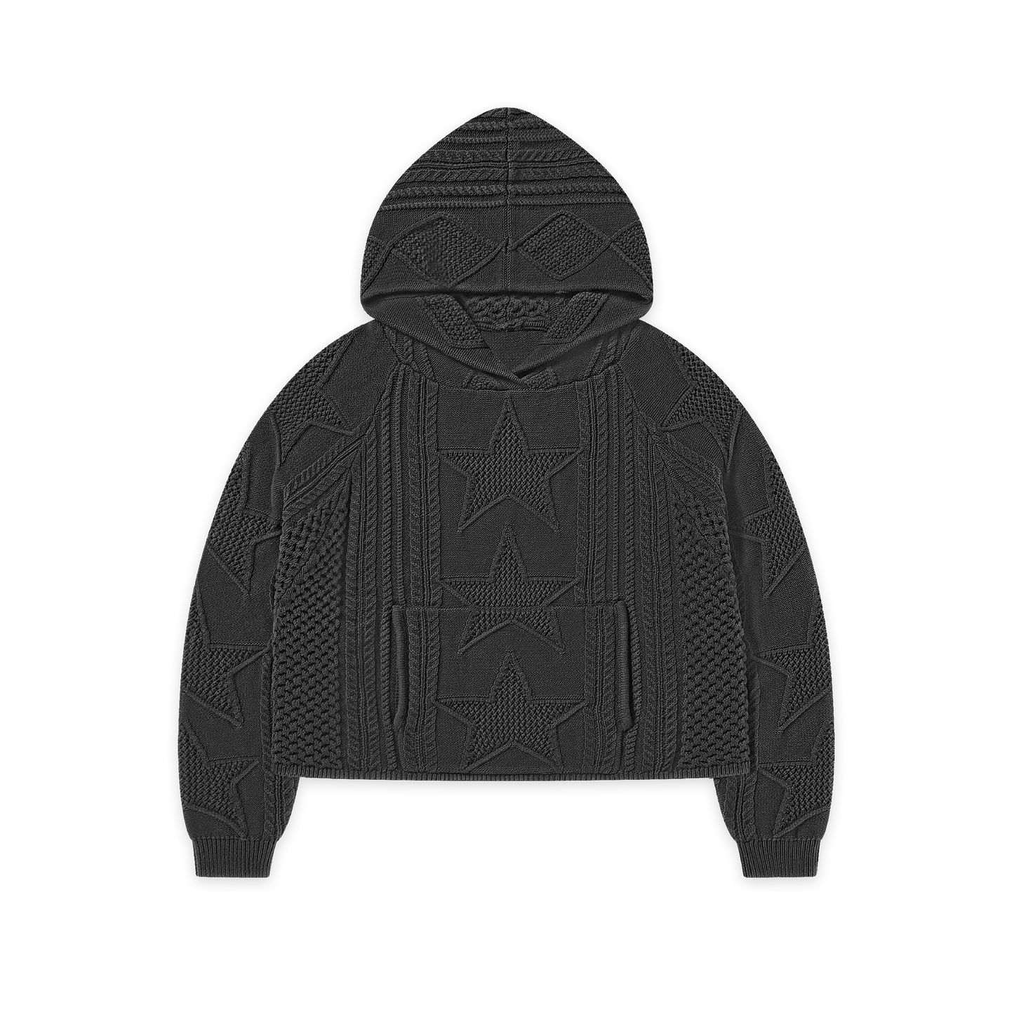 STELLAR KNIT HOODIE - vwoollo
