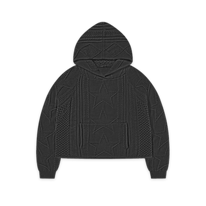 STELLAR KNIT HOODIE - vwoollo
