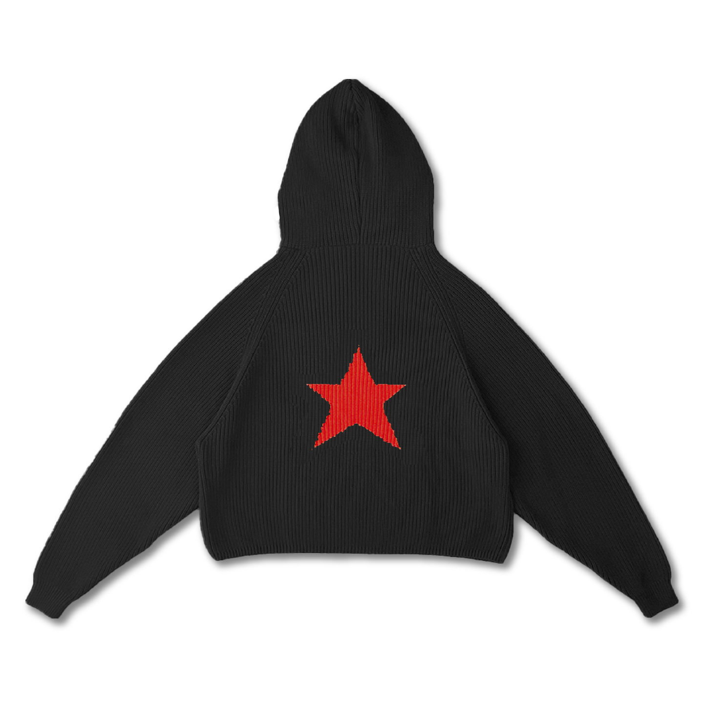 STAR KNIT HOODIE - vwoollo