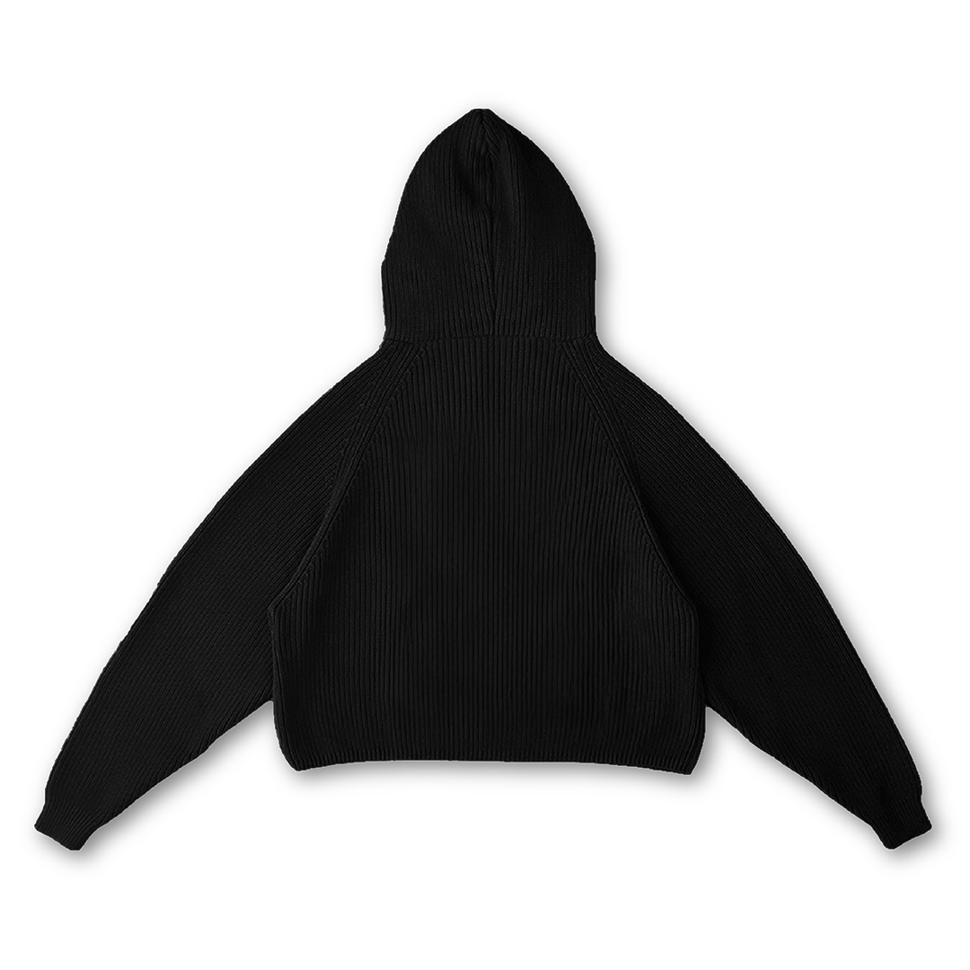 KNIT HOODIE - vwoollo