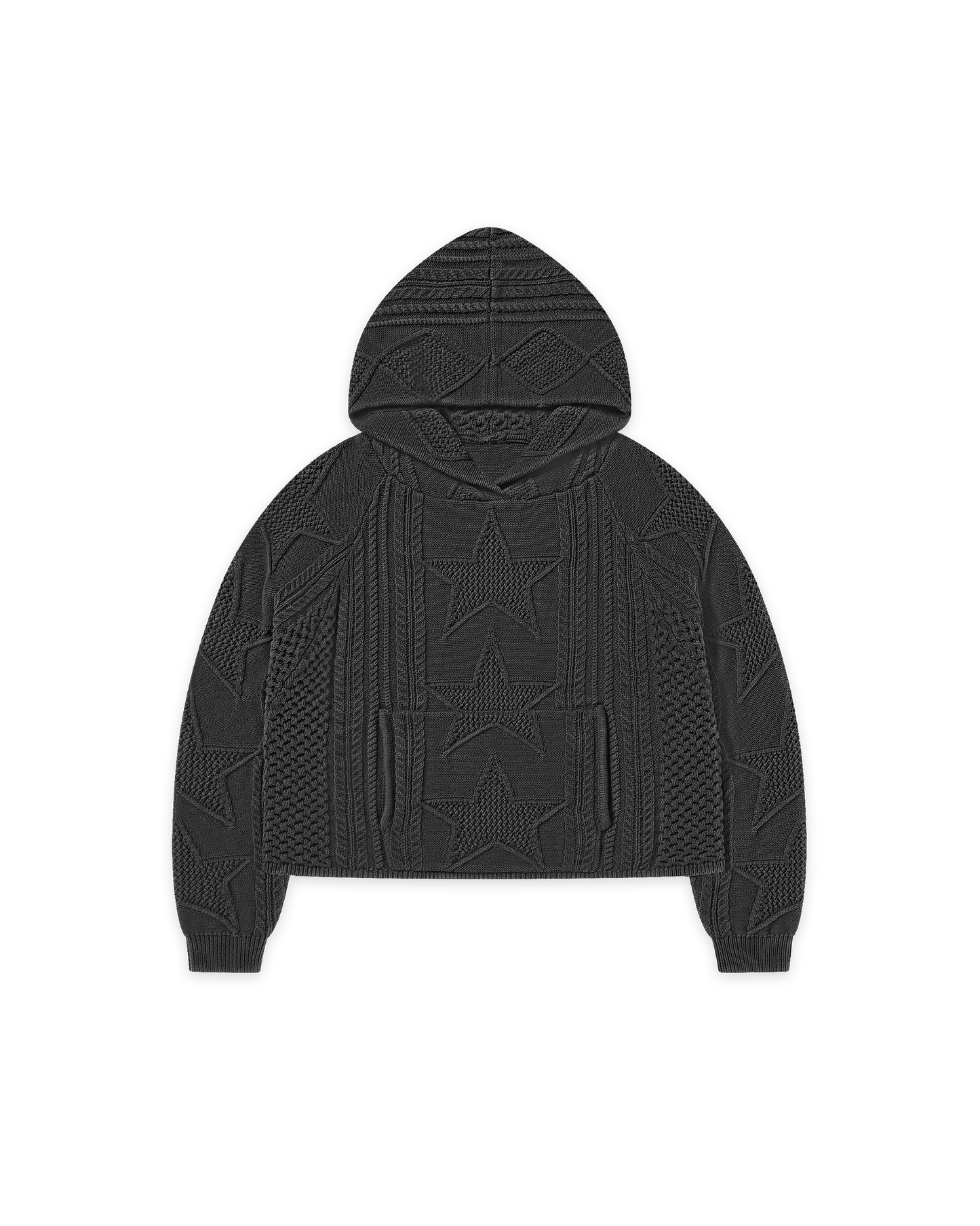 STELLAR KNIT HOODIE - vwoollo
