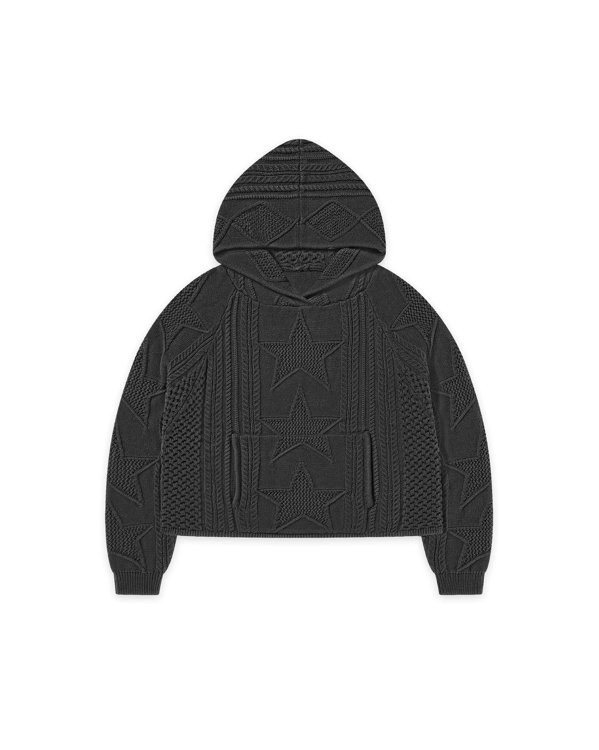 STELLAR KNIT HOODIE - vwoollo