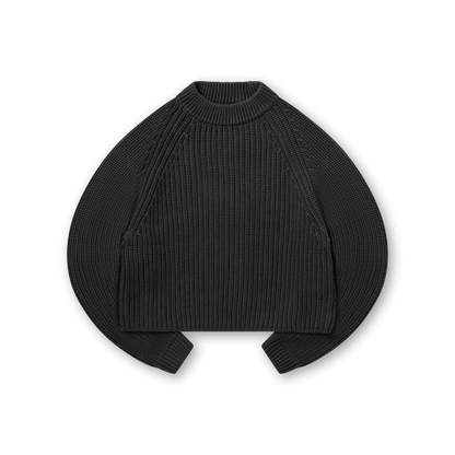 HEAVY KNIT SWEATER - vwoollo