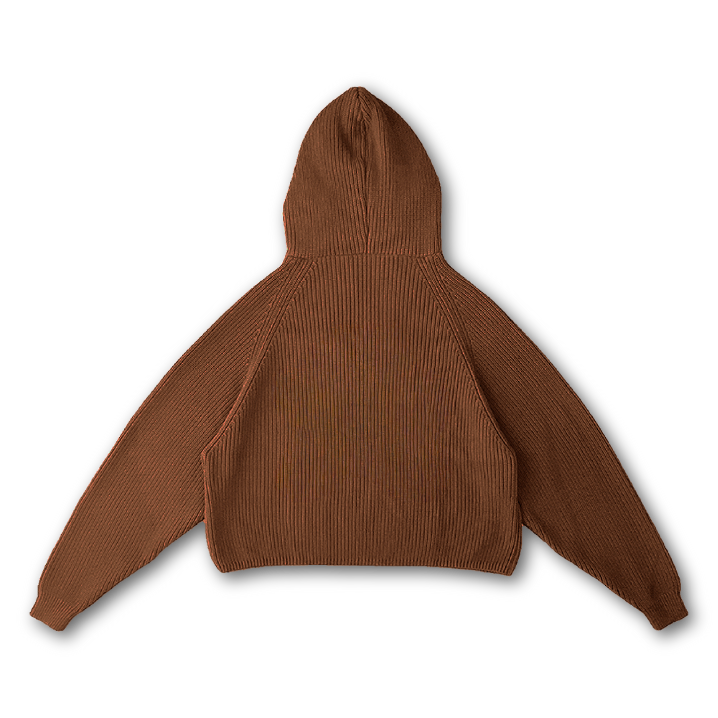 KNIT ZIP UP HOODIE - vwoollo