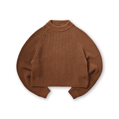 HEAVY KNIT SWEATER - vwoollo