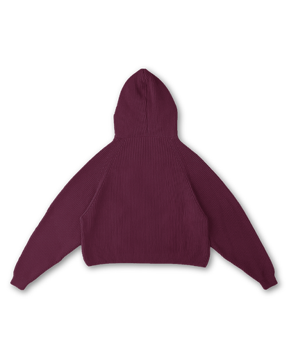 KNIT HOODIE - vwoollo