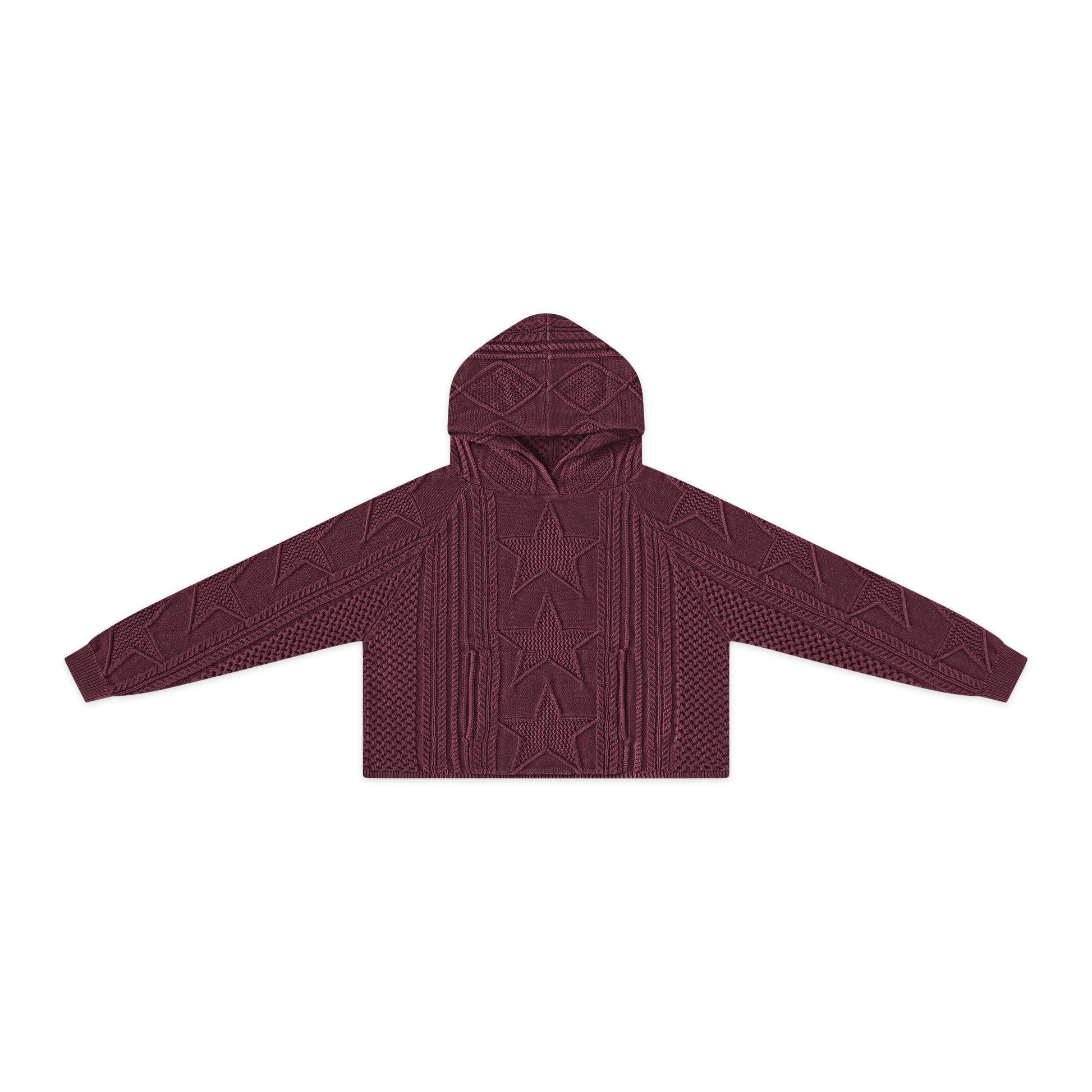 STELLAR KNIT HOODIE - vwoollo