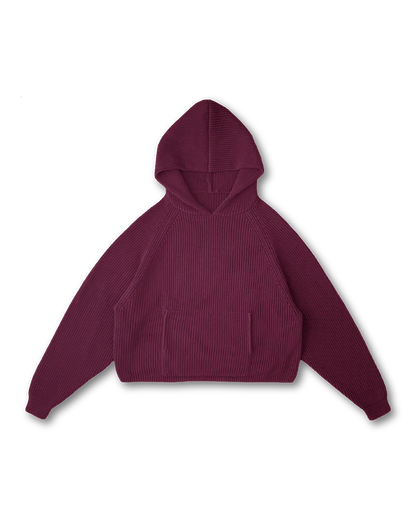 STAR KNIT HOODIE
