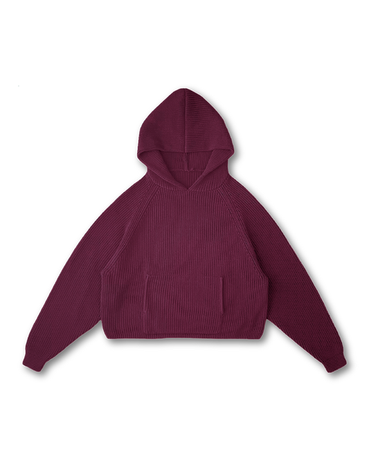 STAR KNIT HOODIE