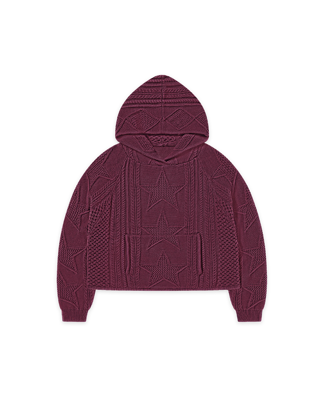 STELLAR KNIT HOODIE - vwoollo