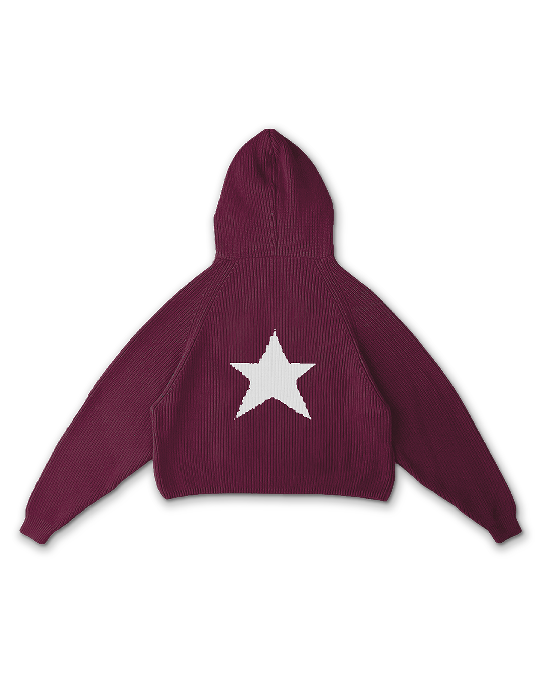 STAR KNIT HOODIE