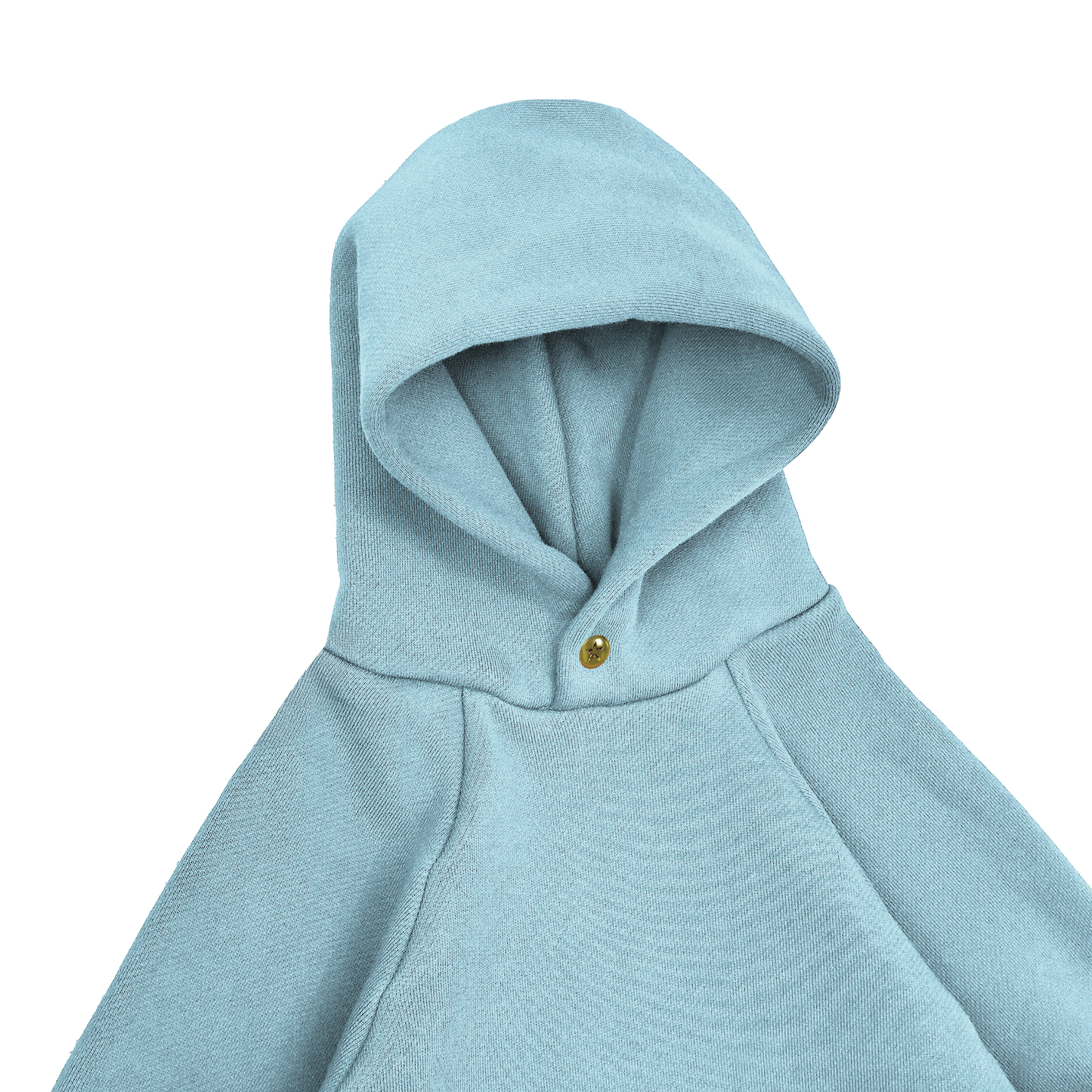 STAR BUTTON HOODIE - vwoollo
