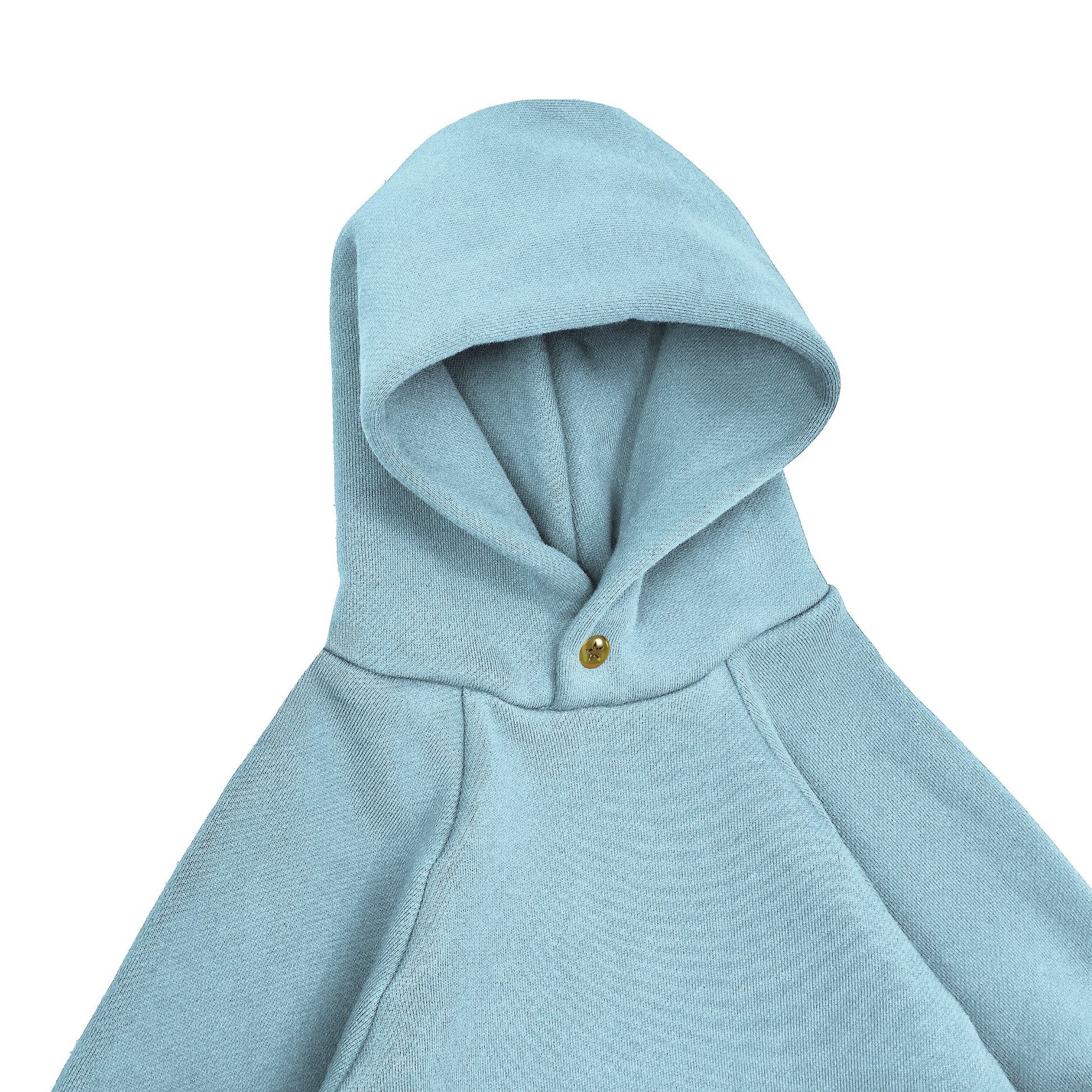 STAR BUTTON HOODIE - vwoollo