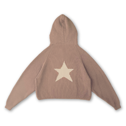 STAR KNIT HOODIE - vwoollo