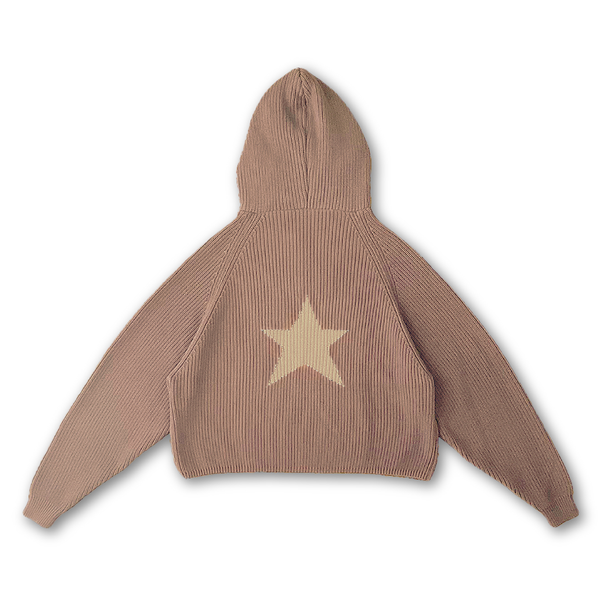 [PRE-ORDER] STAR KNIT HOODIE - VWOOLLO