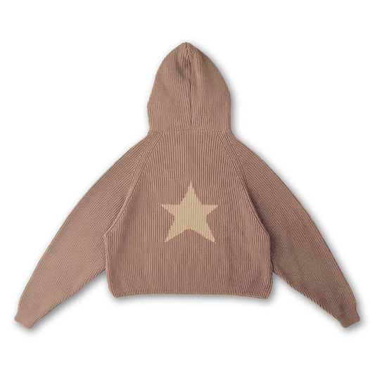 STAR KNIT HOODIE - vwoollo