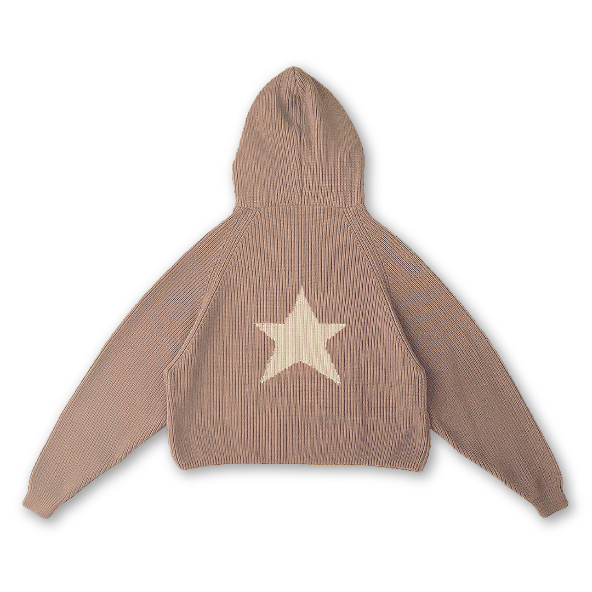 STAR KNIT HOODIE - vwoollo