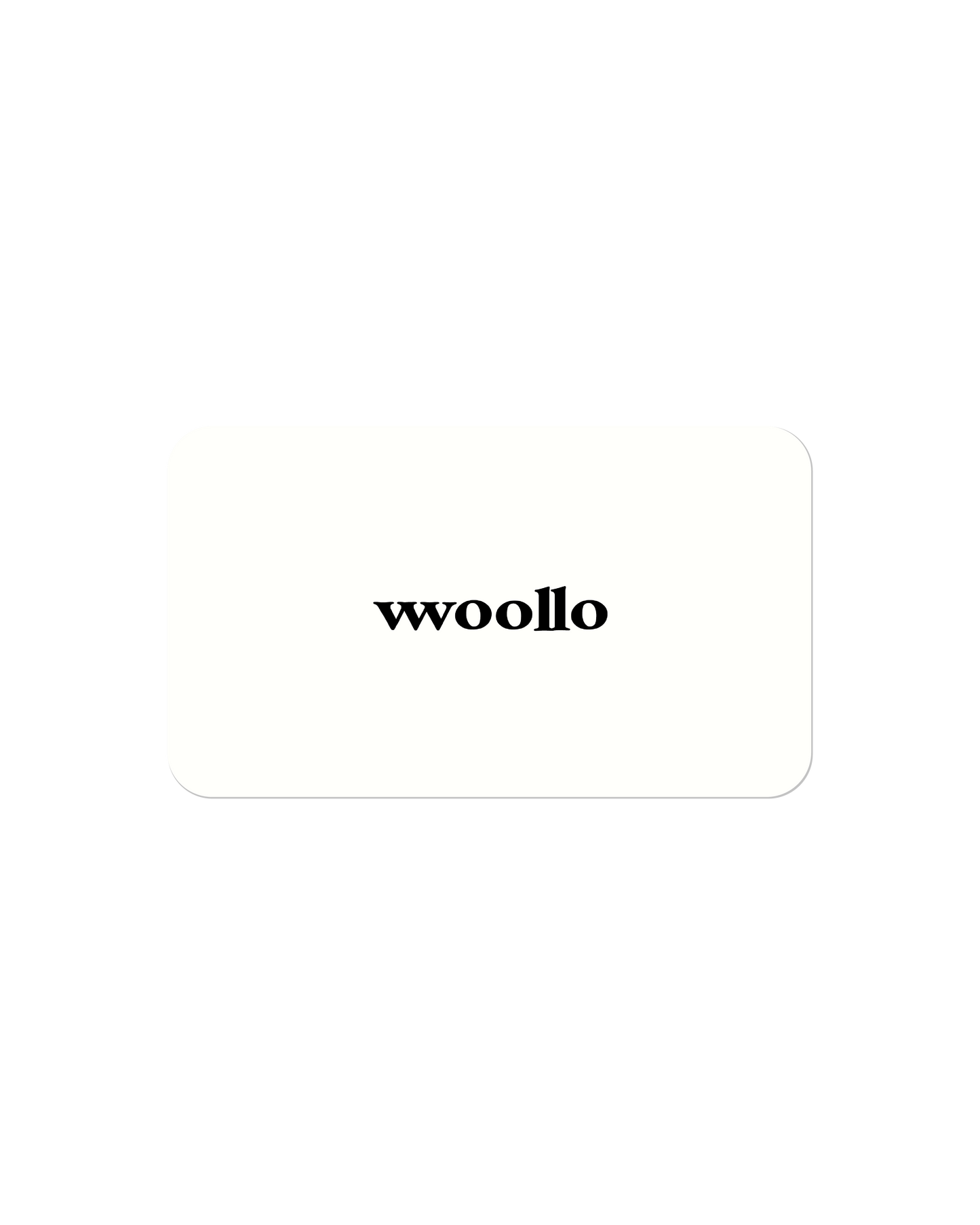 GIFT CARD - vwoollo