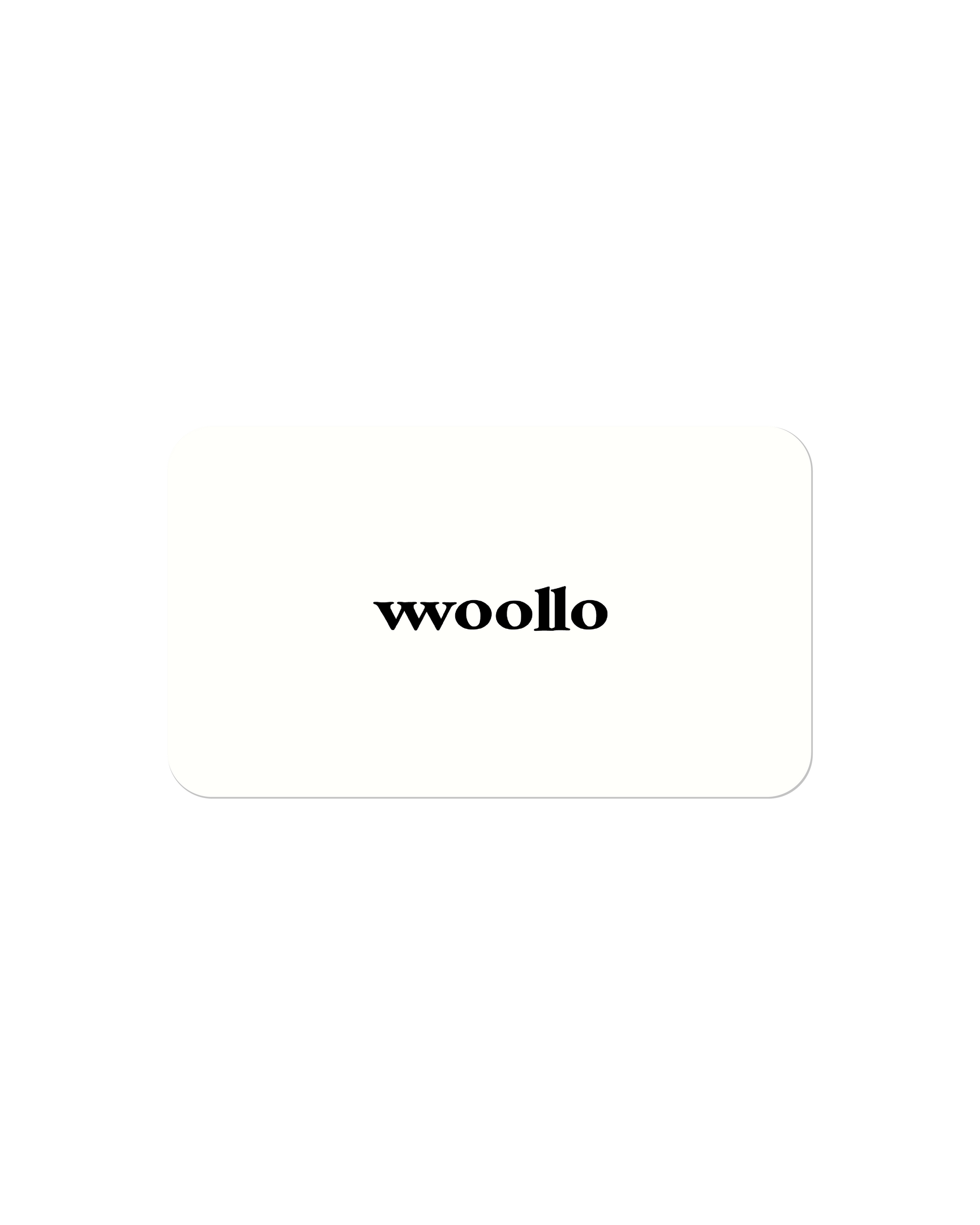 GIFT CARD - vwoollo