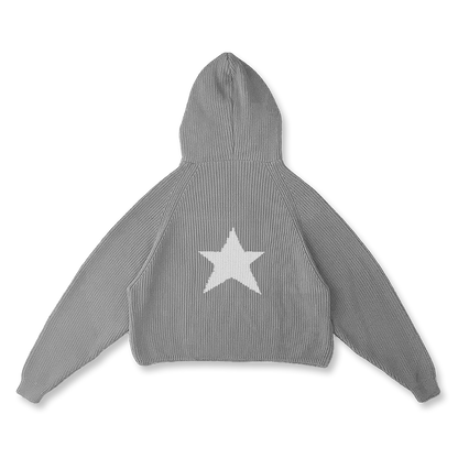 STAR KNIT HOODIE