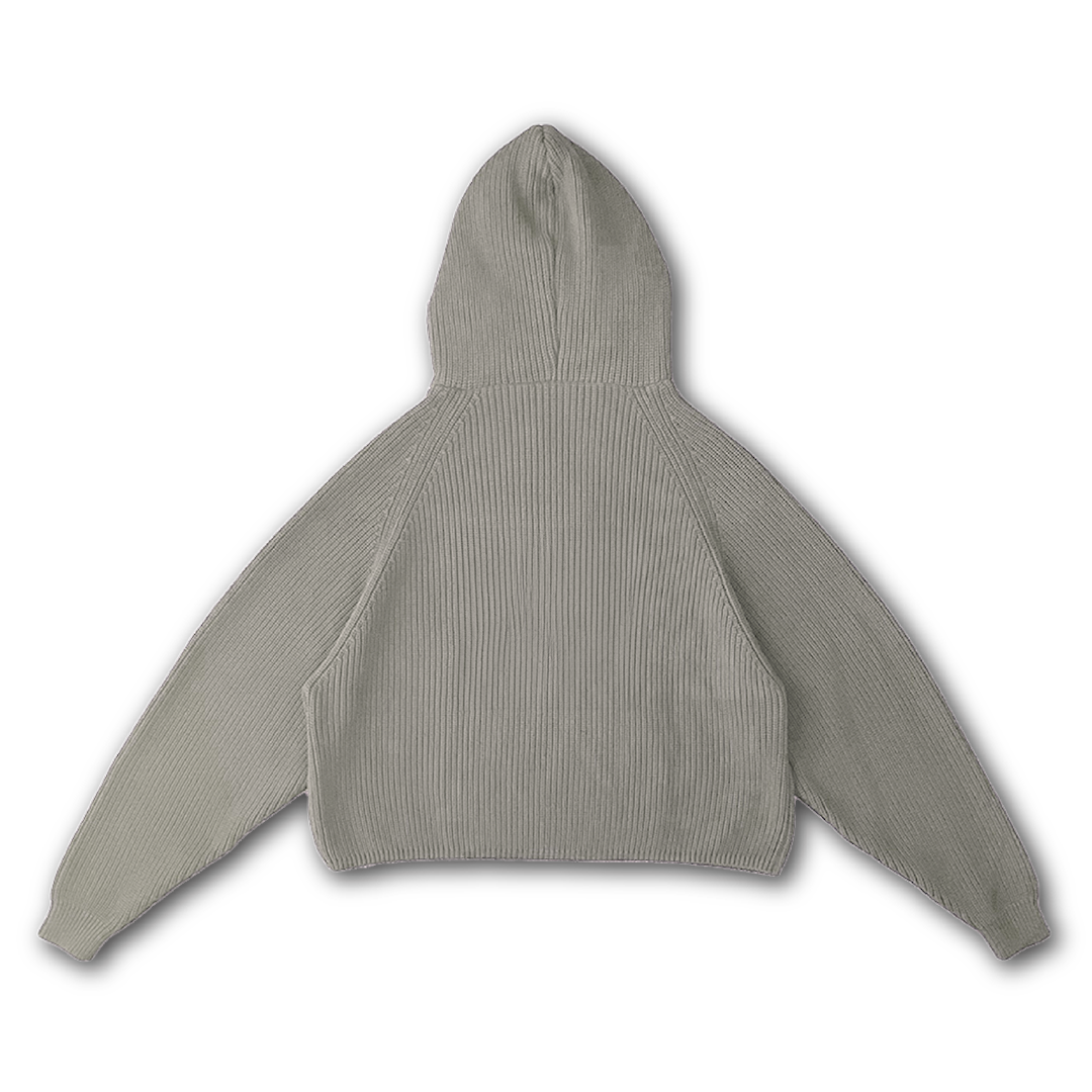 KNIT HOODIE - vwoollo