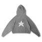 [PRE-ORDER] STAR KNIT ZIP-UP HOODIE - vwoollo