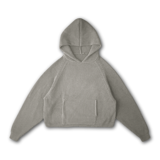 KNIT HOODIE - vwoollo