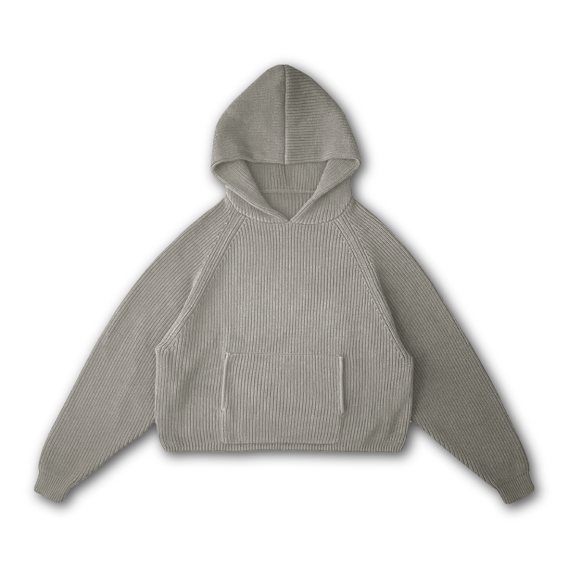 KNIT HOODIE - vwoollo