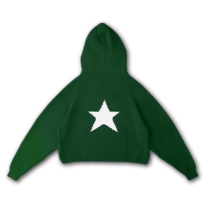 STAR KNIT HOODIE - VWOOLLO