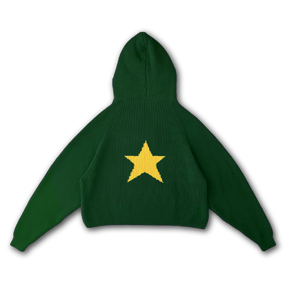 STAR KNIT HOODIE - vwoollo
