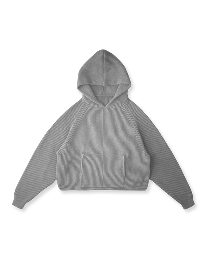 KNIT HOODIE - vwoollo