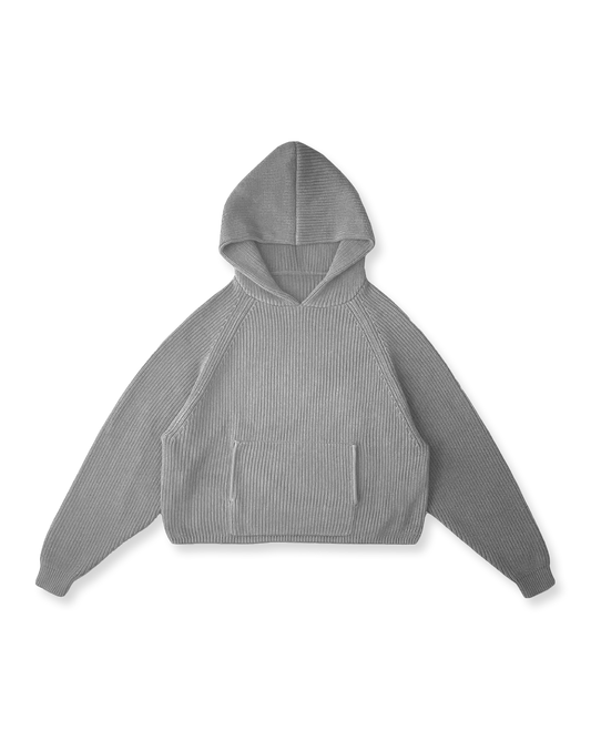 KNIT HOODIE - vwoollo
