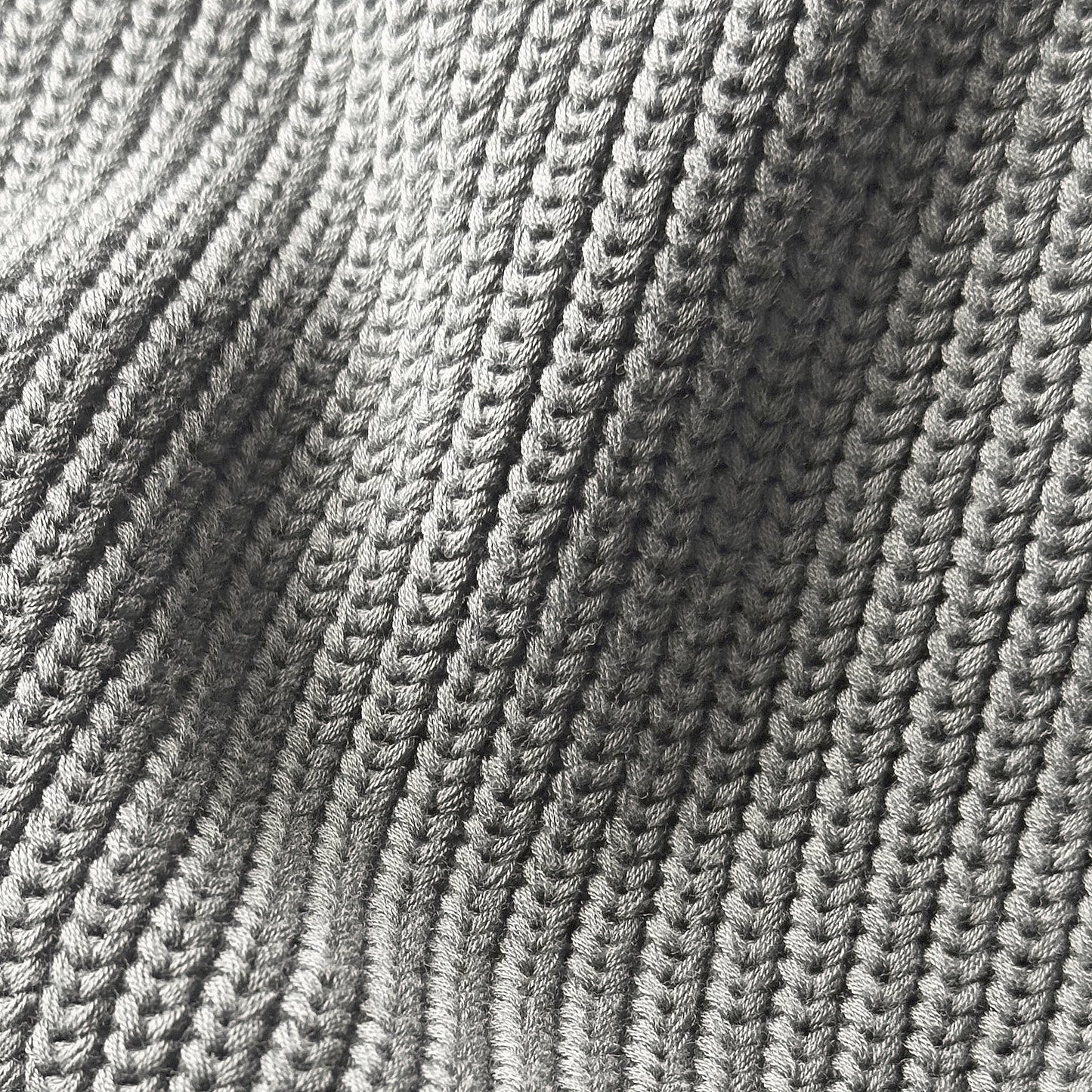 KNIT ZIP-UP HOODIE - vwoollo