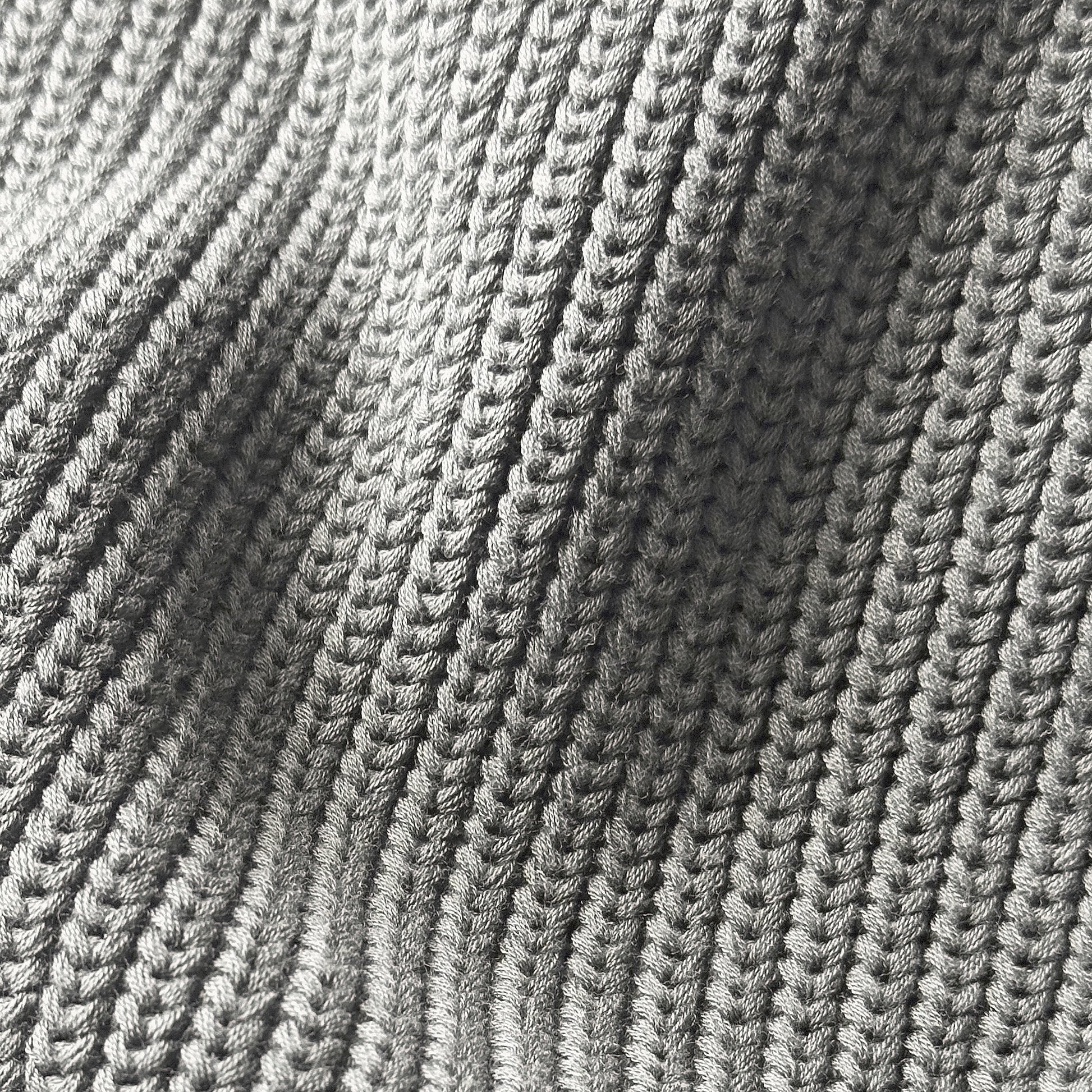 KNIT ZIP-UP HOODIE - vwoollo